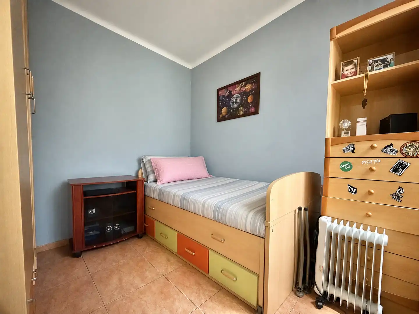 Bedroom of Flat for sale in Castellví de la Marca  with Air Conditioner, Furnished and Balcony