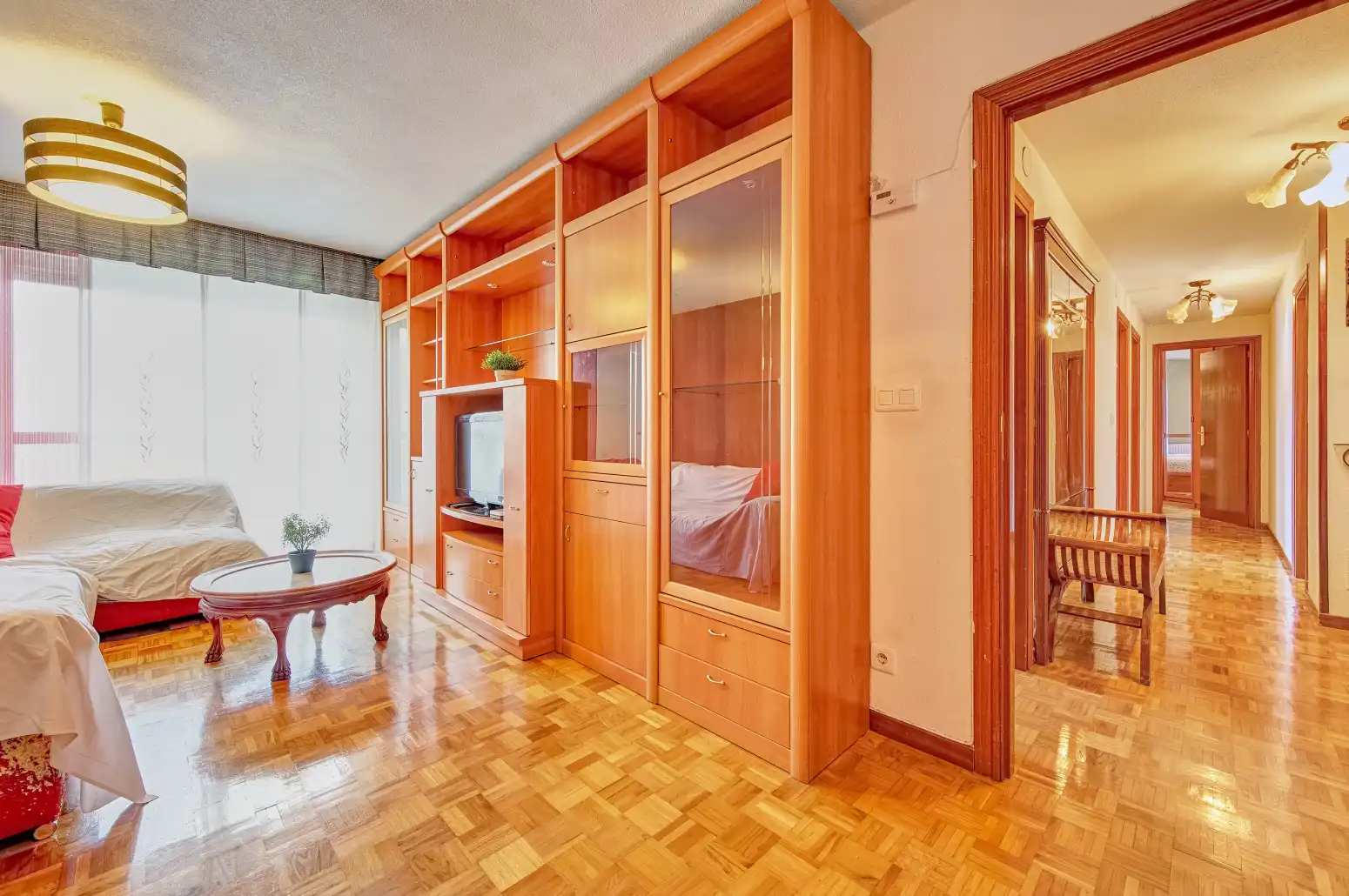 Sala de estar de Piso en venta en Berriozar con Calefacción, Parquet y Trastero