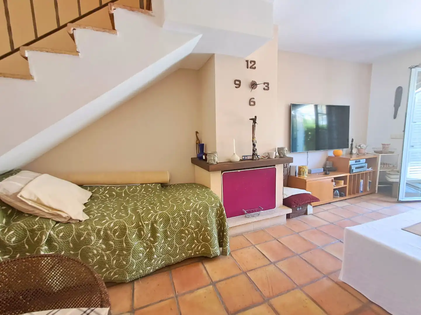 Sala d'estar de Finca rústica en venda en Finestrat amb Aire condicionat, Calefacció i Terrassa