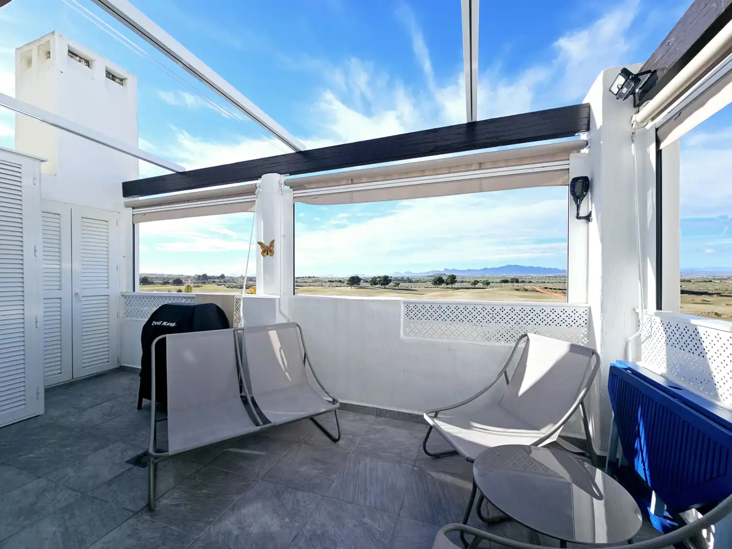 Terraza de Apartamento en venta en Alhama de Murcia con Aire acondicionado, Amueblado y Piscina comunitaria