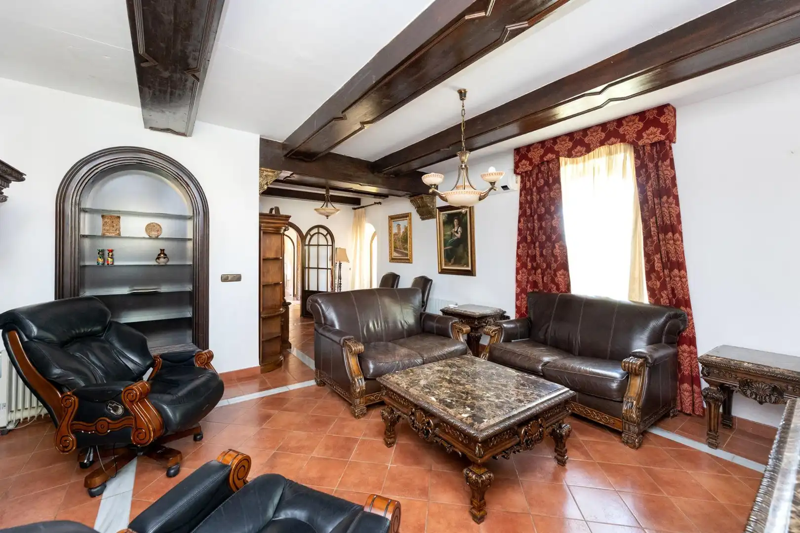 Sala de estar de Casa o chalet en venta en Villa de Otura con Aire acondicionado, Jardín privado y Terraza