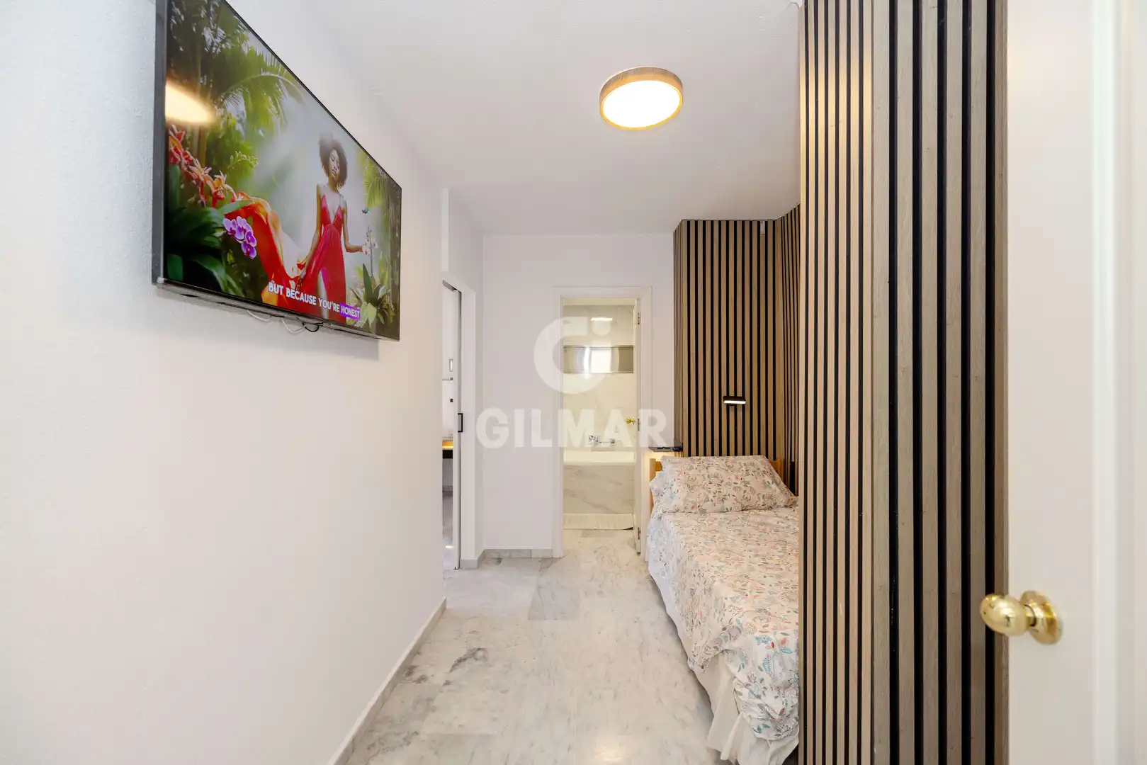 Schlafzimmer von Wohnung zum Verkauf in Benalmádena mit Heizung, Privatgarten und Abstellraum