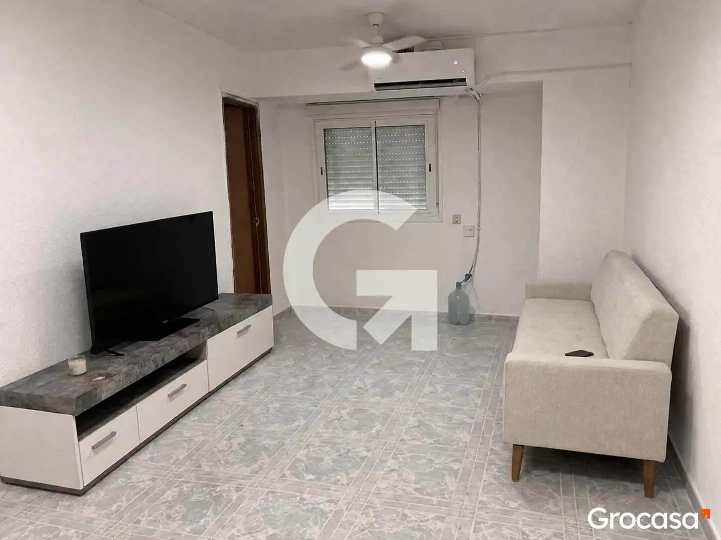 Living room of Flat for sale in Sagunto / Sagunt  with Air Conditioner, Oven and Washing machine