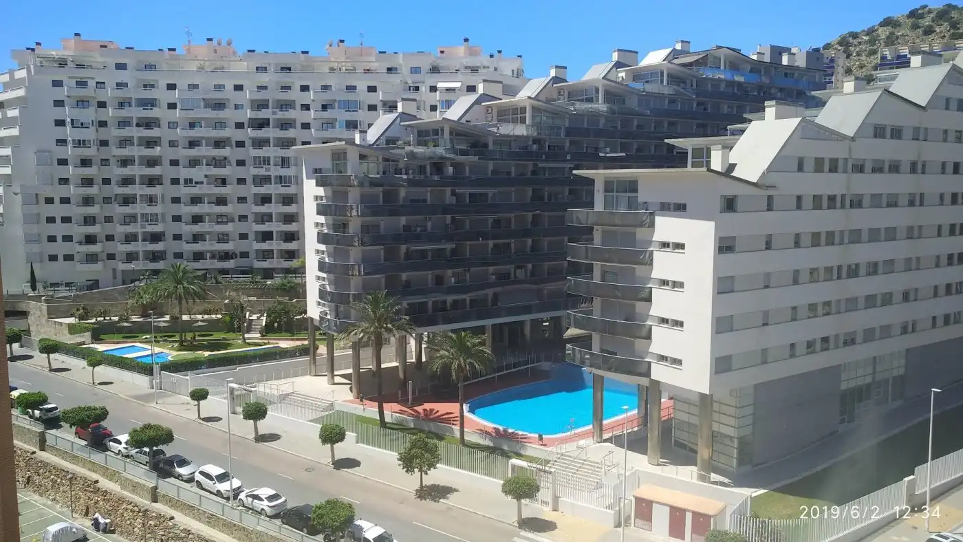 Swimming pool of Flat for rent in Villajoyosa / La Vila Joiosa  with Air Conditioner, Private garden and Terrace