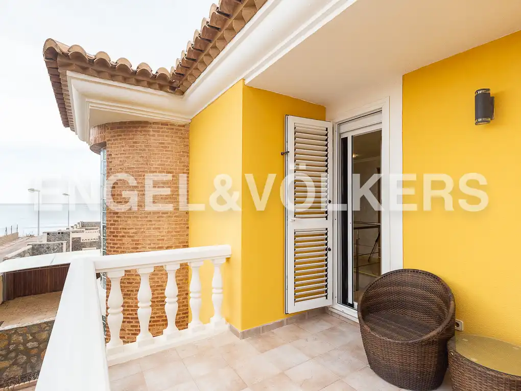 Balcony of Houses for sale in Cullera  with Air Conditioner, Heating and Private garden
