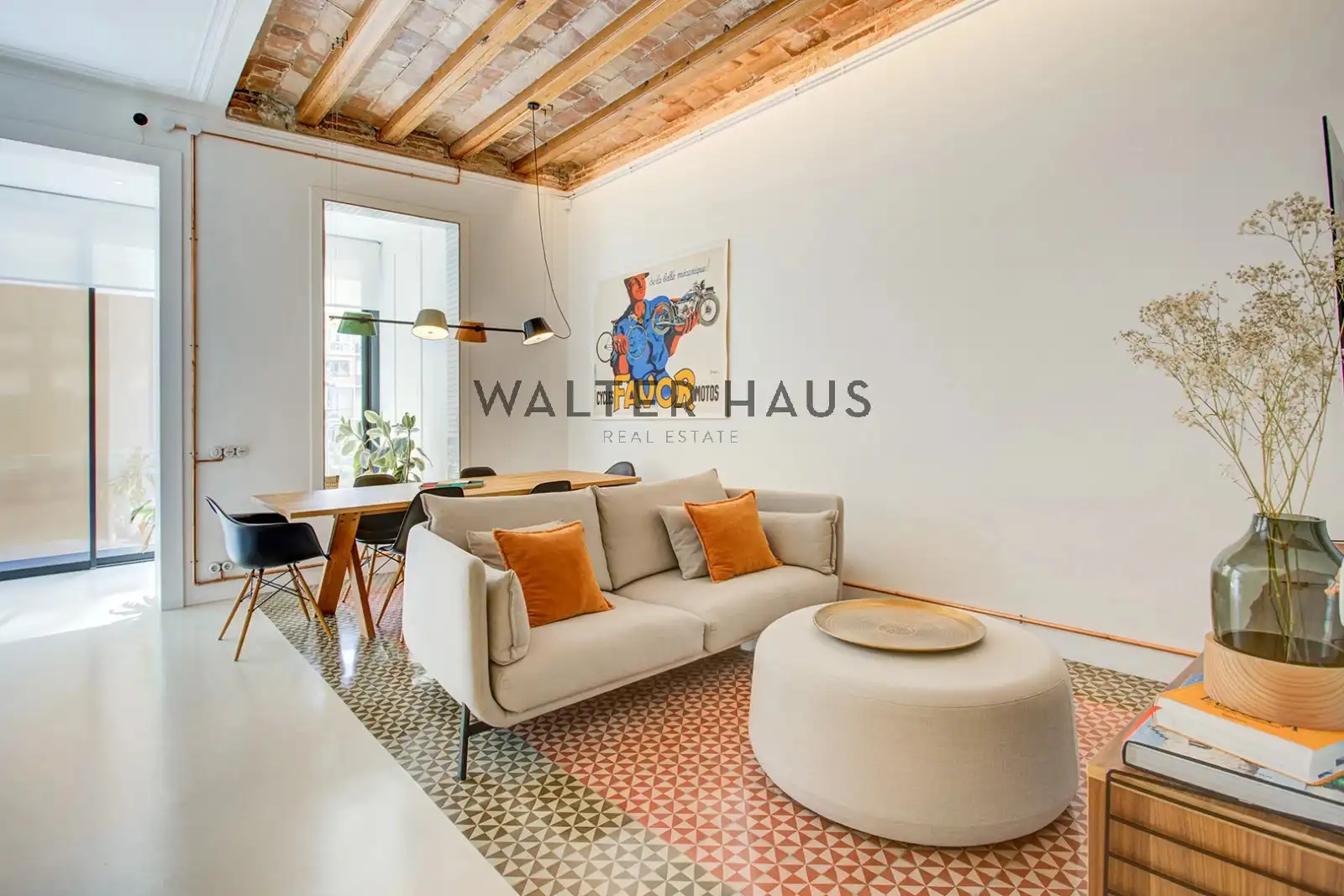 Sala de estar de Piso en venta en Barcelona con Aire acondicionado, Calefacción y Balcón