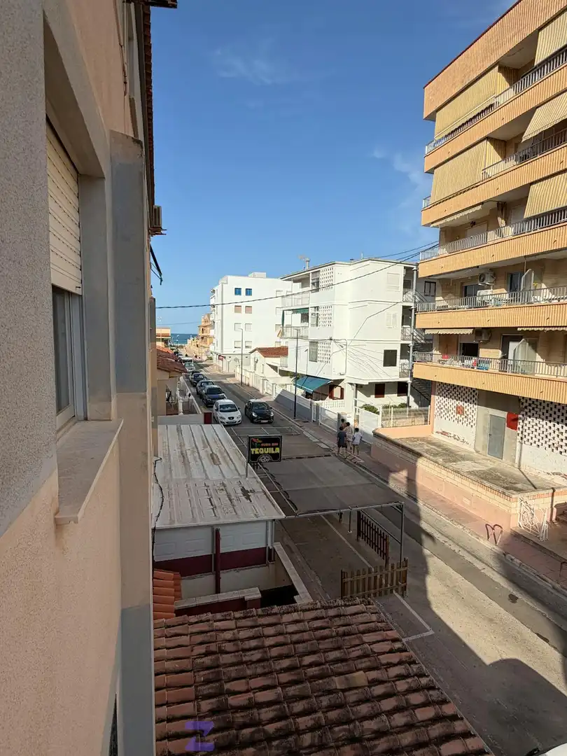 Exterior view of Flat for rent in Piles  with Air Conditioner, Heating and Furnished