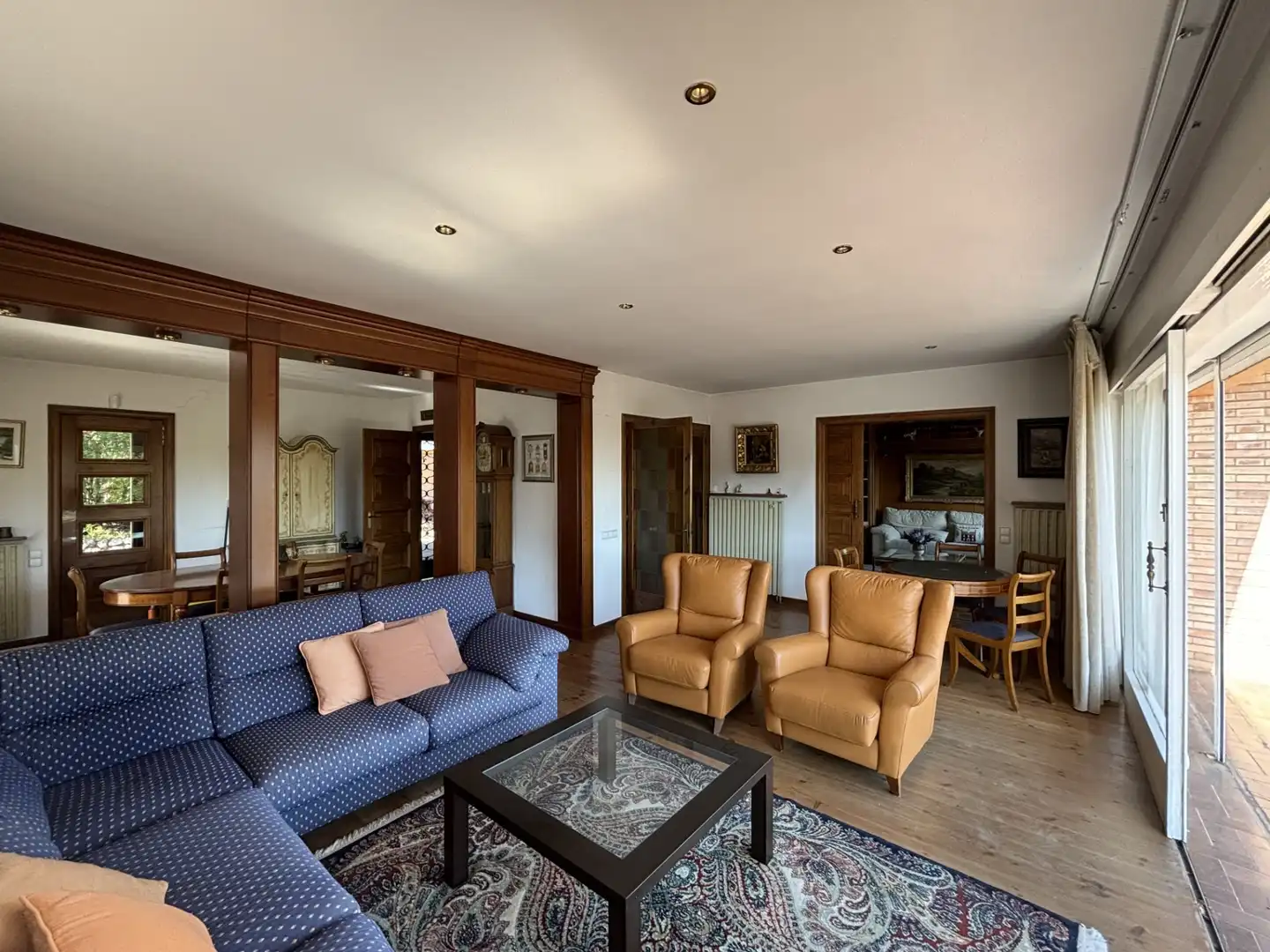 Sala de estar de Casa o chalet en venta en Sant Feliu de Codines con Calefacción, Jardín privado y Parquet