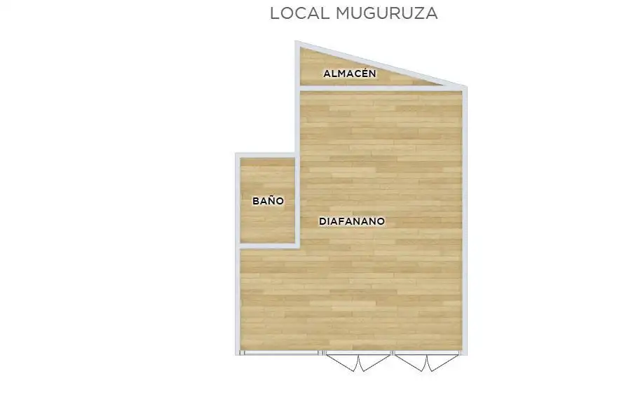 Geschaftsraum zur Miete in Muguruza Kalea, Bagatza - San Vicente