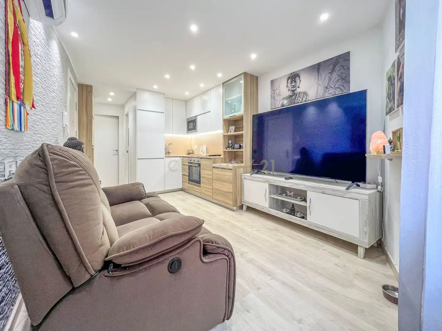 Sala de estar de Apartamento en venta en Mataró