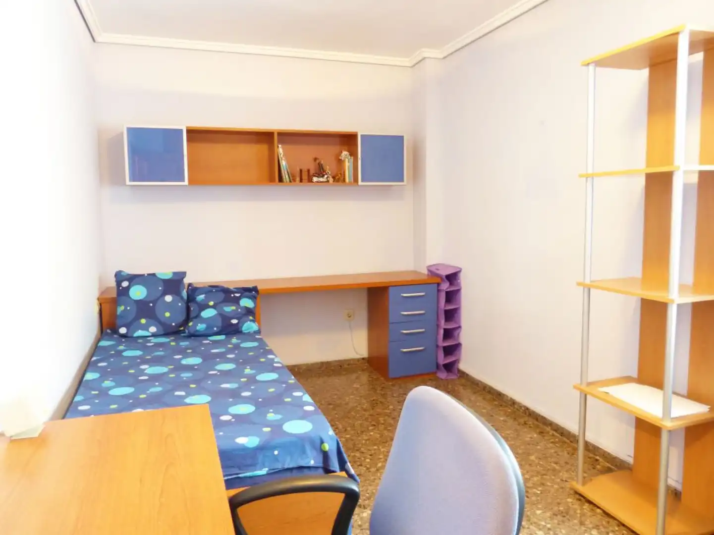 Schlafzimmer von Dachboden zur Miete in Sagunto / Sagunt mit Klimaanlage, Parkett und Terrasse