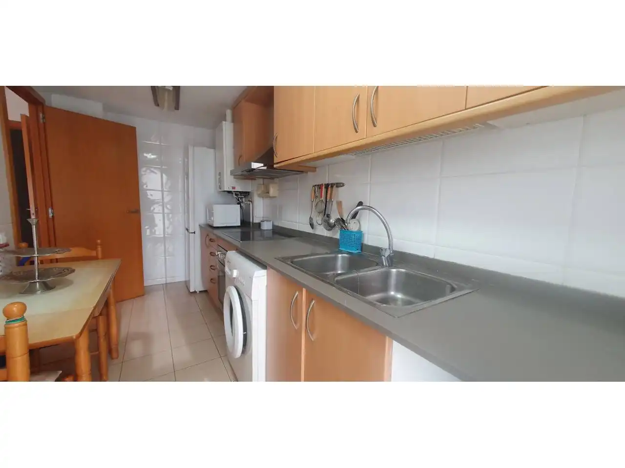 Kitchen of Flat for sale in Sant Vicenç de Castellet  with Heating, Parquet flooring and Storage room