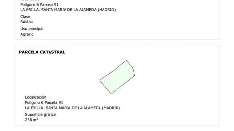 Foto 5 de Terreny en venda a Santa María de la Alameda, Madrid