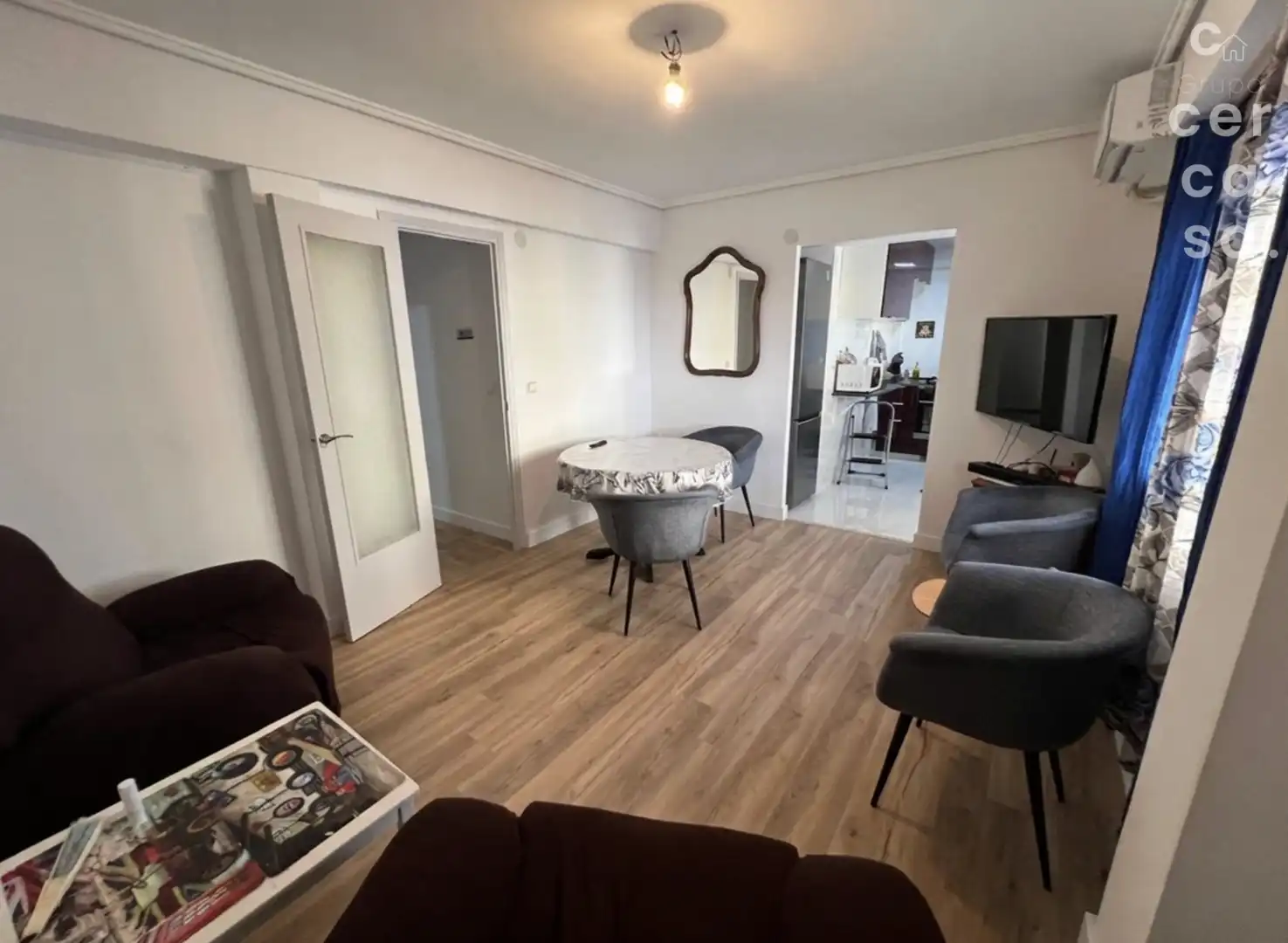Sala de estar de Piso en venta en Valencia con Aire acondicionado y Balcón
