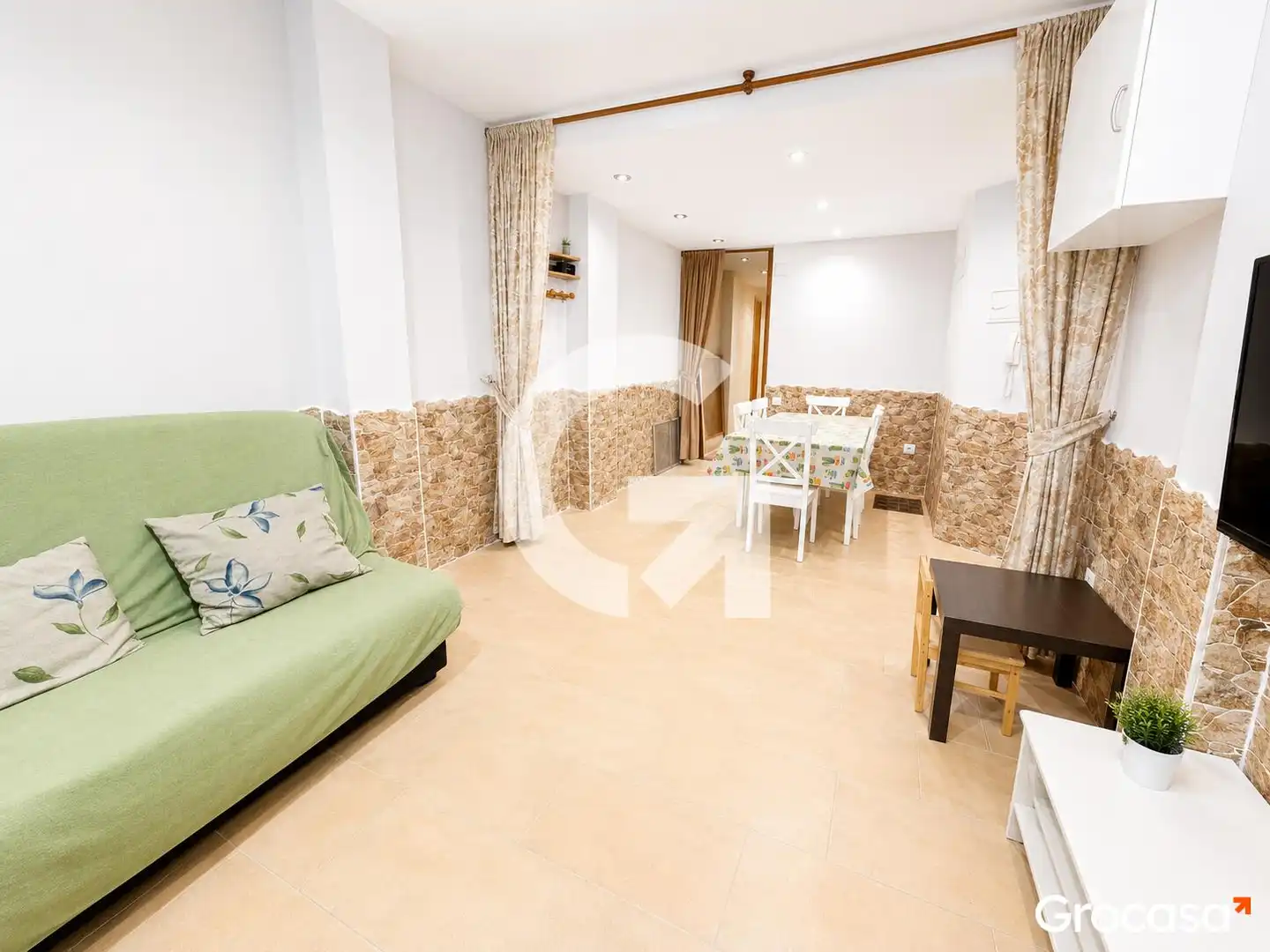 Sala d'estar de Planta baixa en venda en Sagunto / Sagunt amb Aire condicionat, Calefacció i Moblat