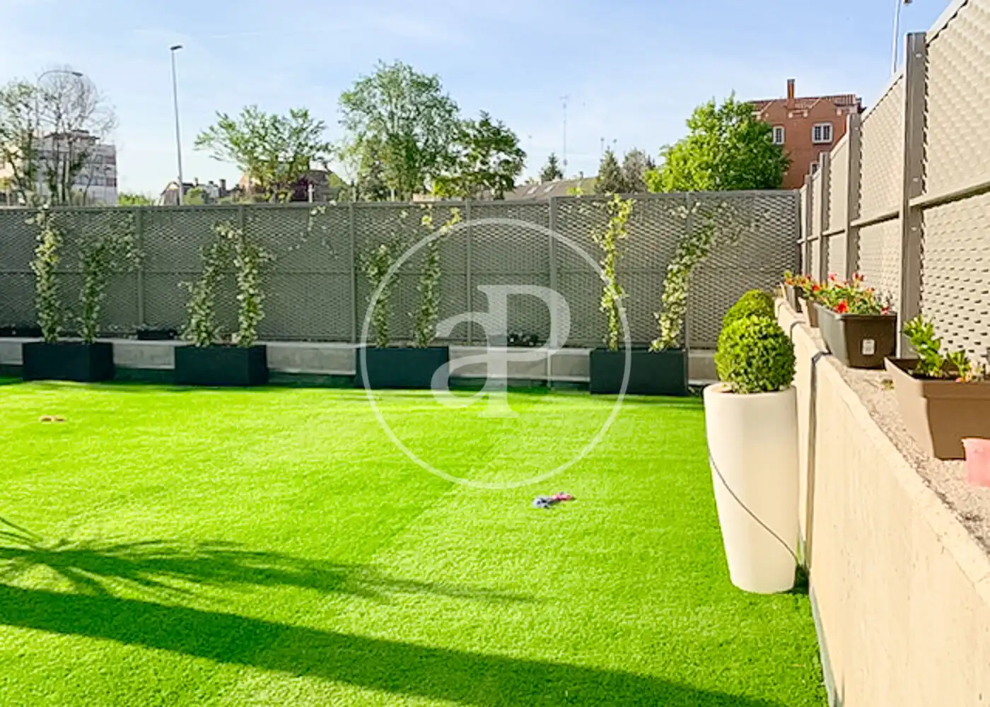 Terrasse von Wohnung zum Verkauf in Madrid mit Klimaanlage, Heizung und Privatgarten