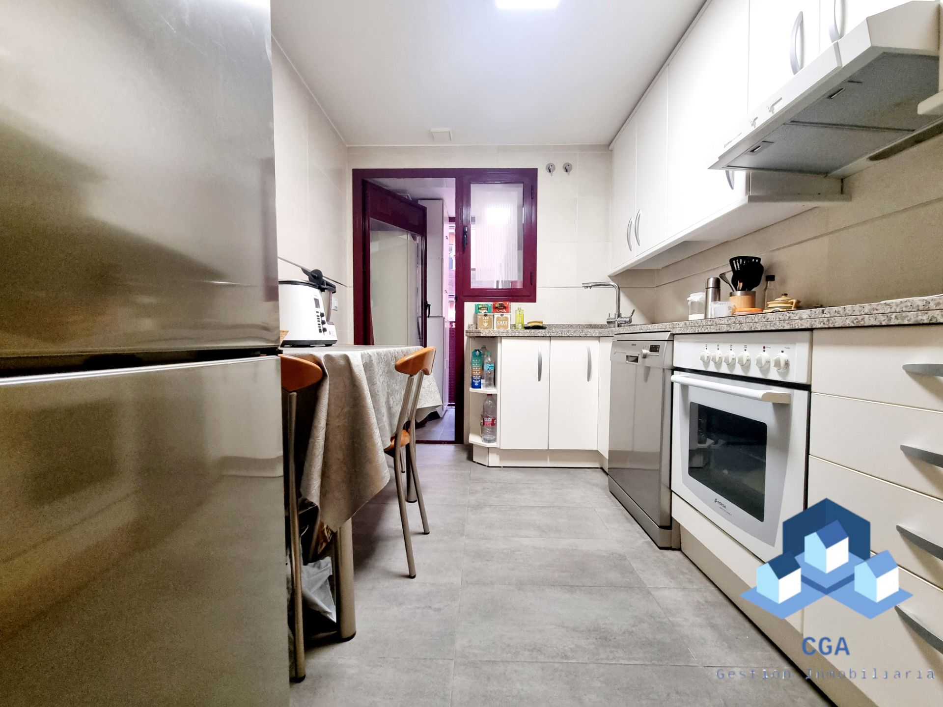Kitchen of Flat for sale in Lorca  with Air Conditioner, Heating and Parquet flooring