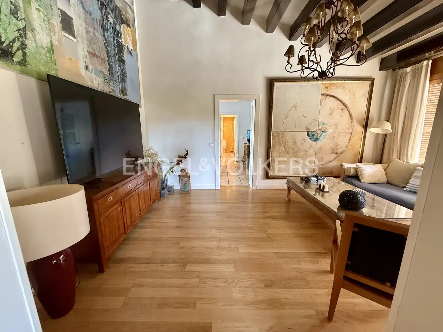 Sala de estar de Casa o chalet de alquiler en Algete con Aire acondicionado, Calefacción y Jardín privado
