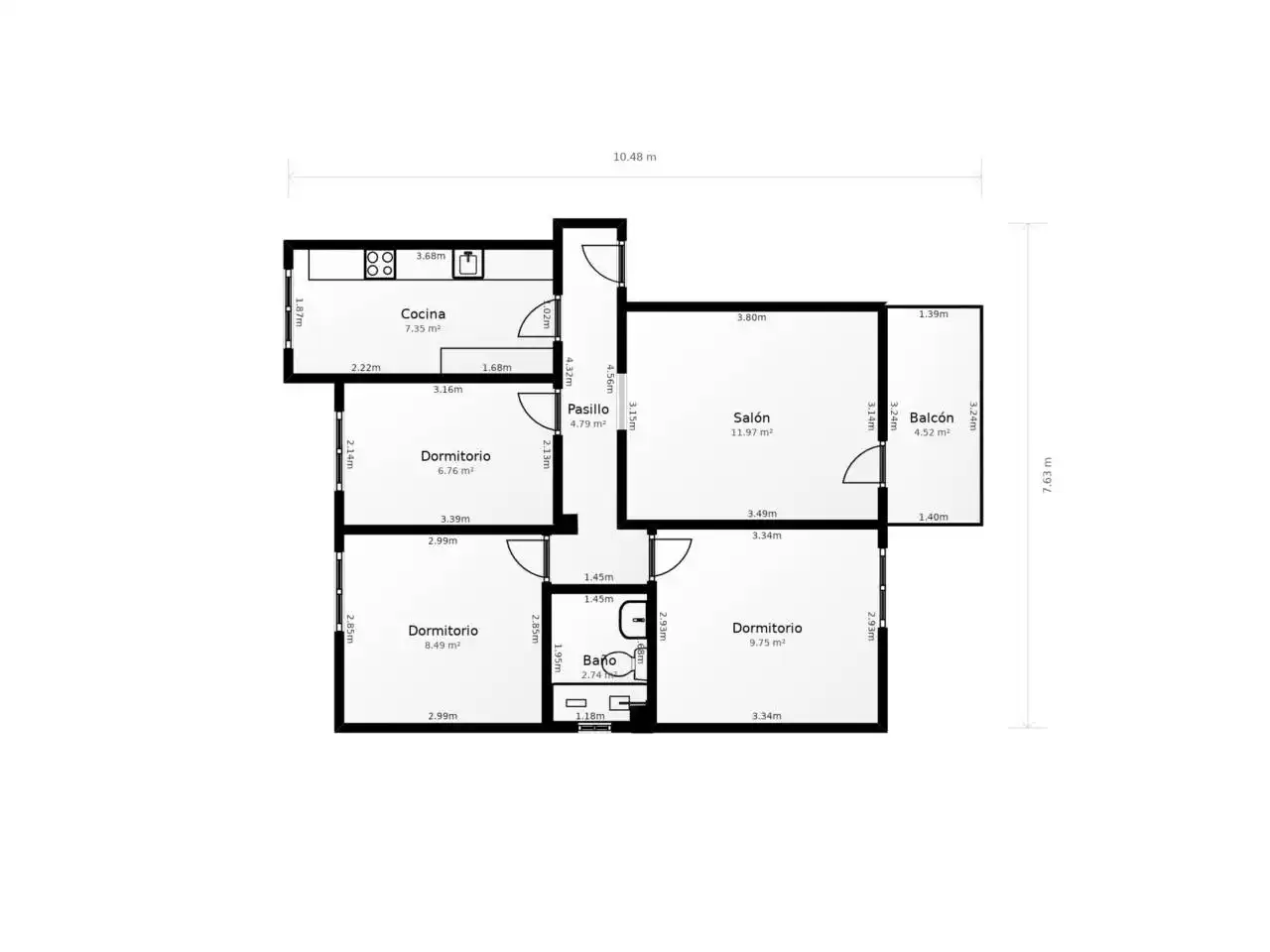 Piso en venta en Sabadell con Aire acondicionado, Calefacción y Trastero