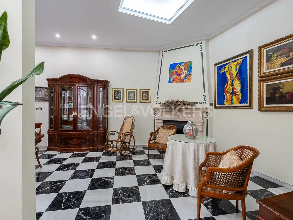 Sala d'estar de Casa o xalet en venda en Albalat de la Ribera amb Aire condicionat, Calefacció i Terrassa