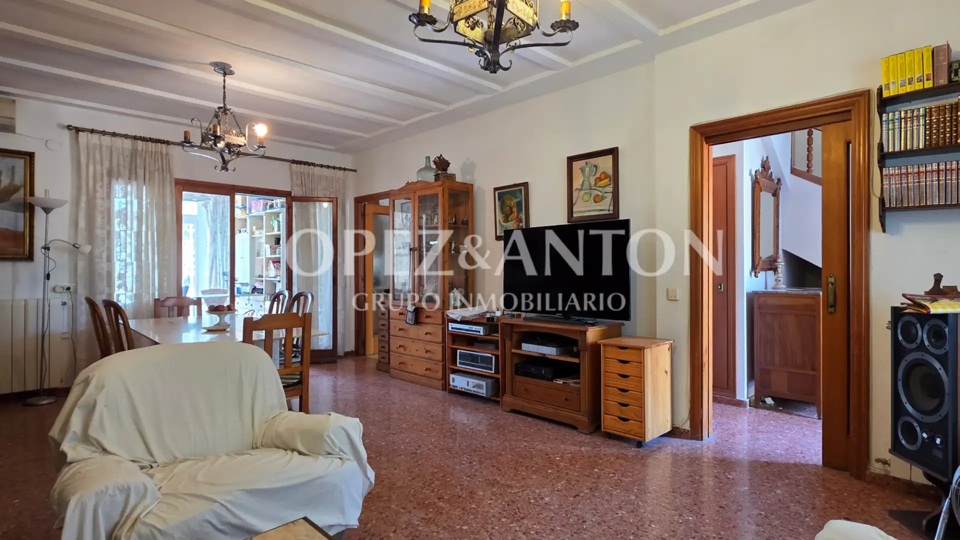 Sala de estar de Casa o chalet en venta en San Antonio de Benagéber con Aire acondicionado, Calefacción y Jardín privado