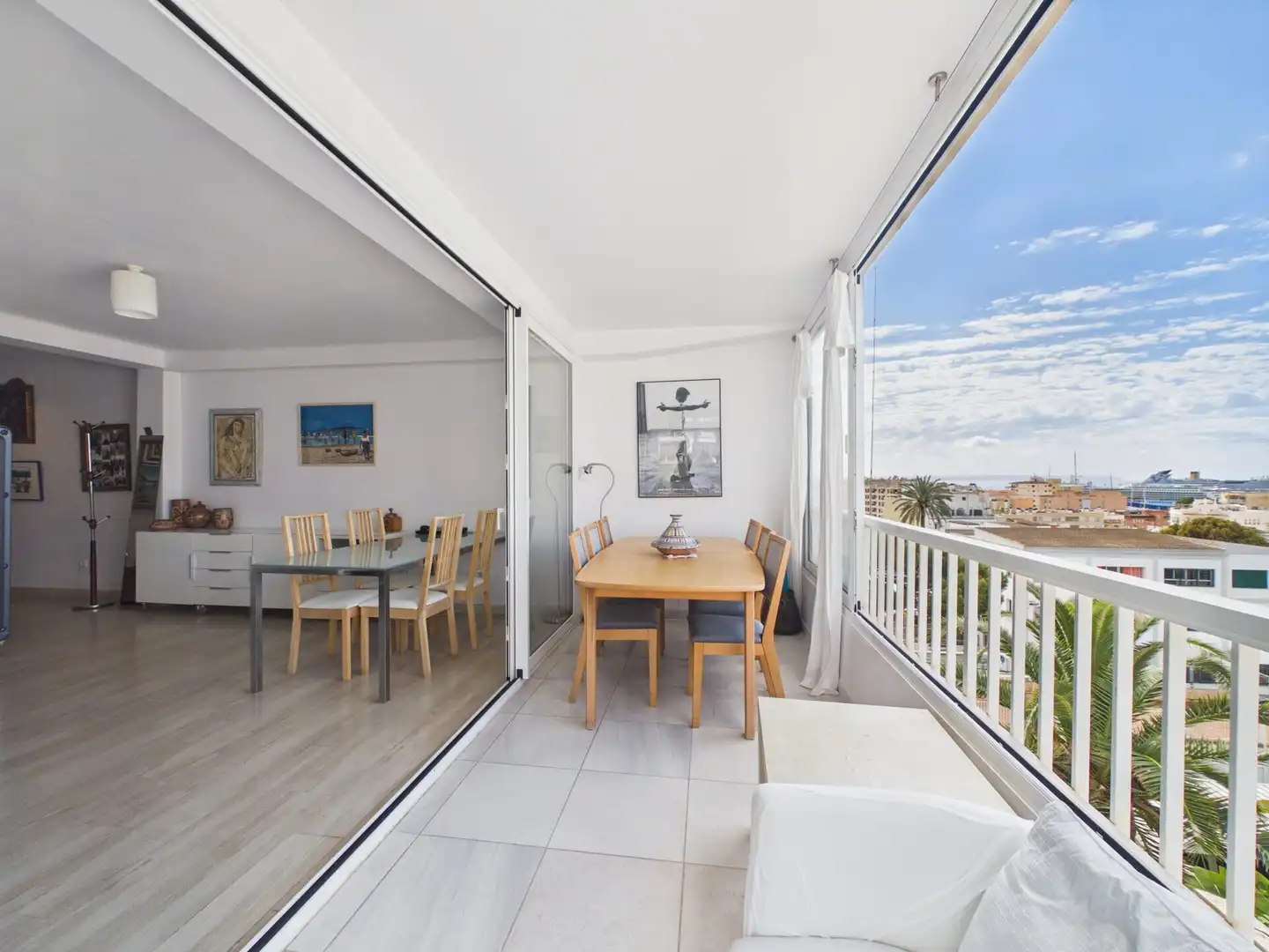 Dining room of Flat for rent in  Palma de Mallorca  with Furnished