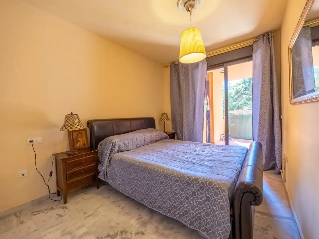 Bedroom of Flat for rent in Marbella  with Private garden, Terrace and Swimming Pool
