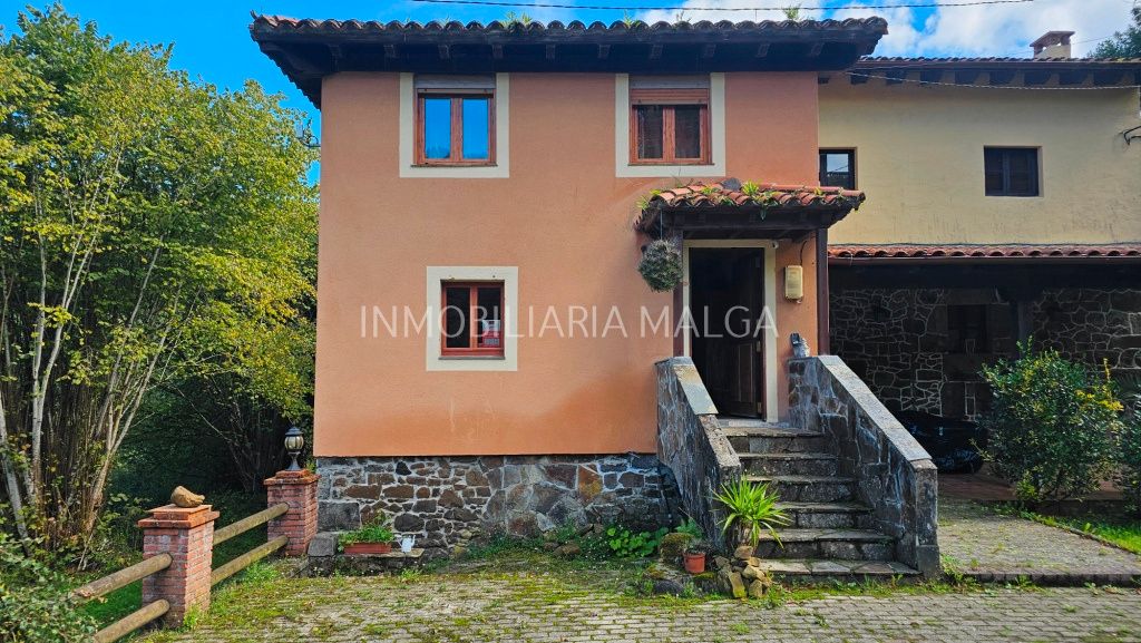 Vista exterior de Casa o xalet en venda en Colunga amb Jardí privat, Parquet i Terrassa