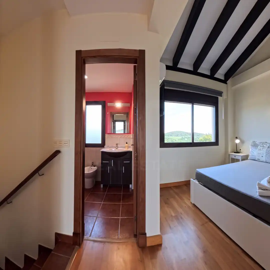 Bathroom of Houses for sale in El Ronquillo  with Air Conditioner, Heating and Terrace