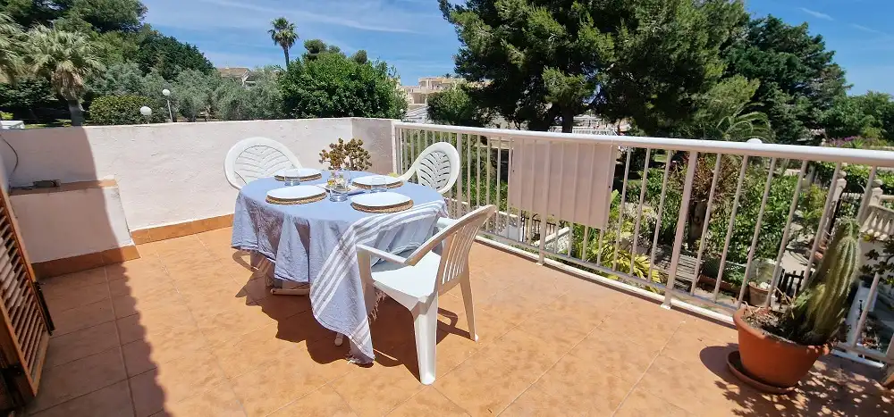 Terraza de Apartamento en venta en Santa Pola con Aire acondicionado, Terraza y Amueblado
