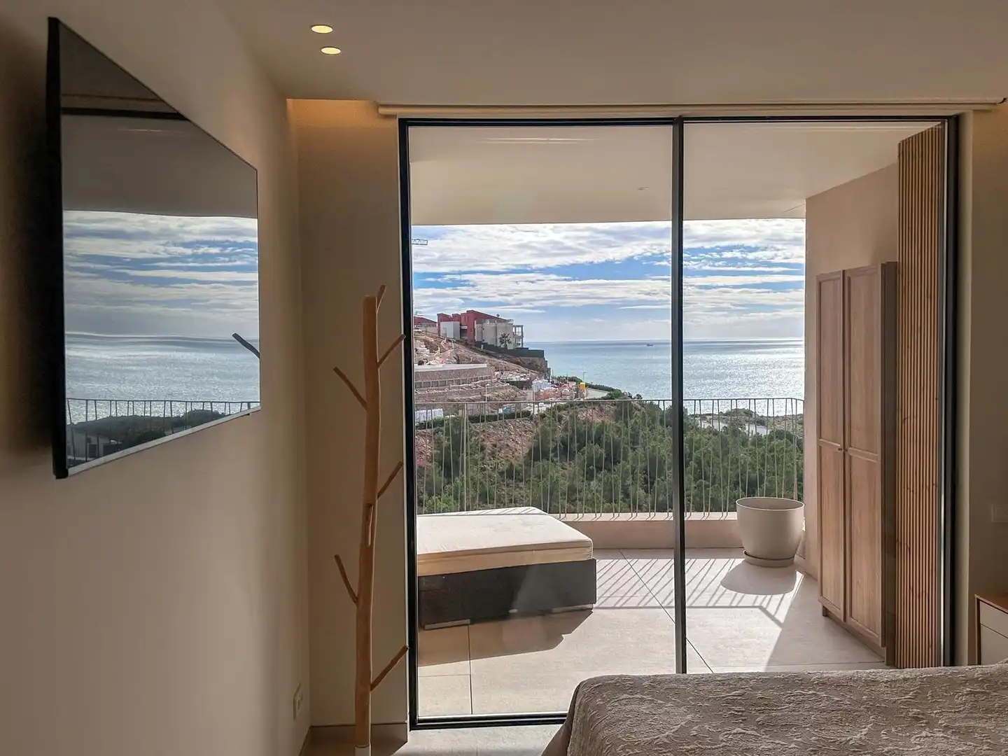 Dormitori de Apartament en venda en Oropesa del Mar / Orpesa amb Aire condicionat, Jardí privat i Terrassa