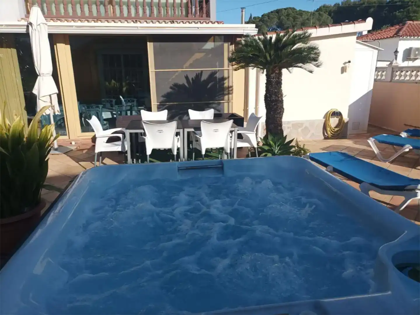 Piscina de Casa o xalet de lloguer en Dénia amb Aire condicionat, Jardí privat i Piscina