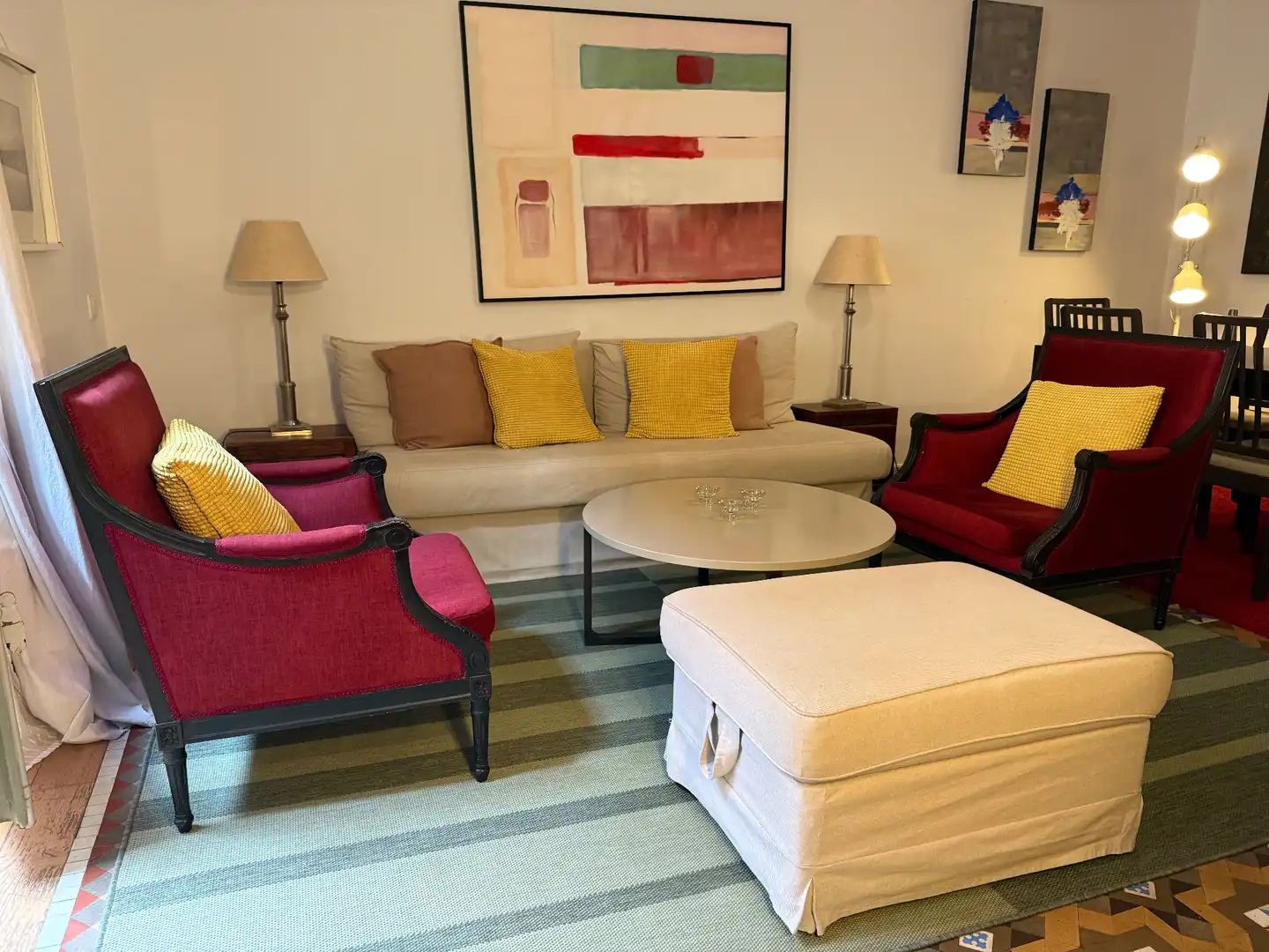 Sala de estar de Piso en venta en Barcelona con Aire acondicionado, Calefacción y Parquet