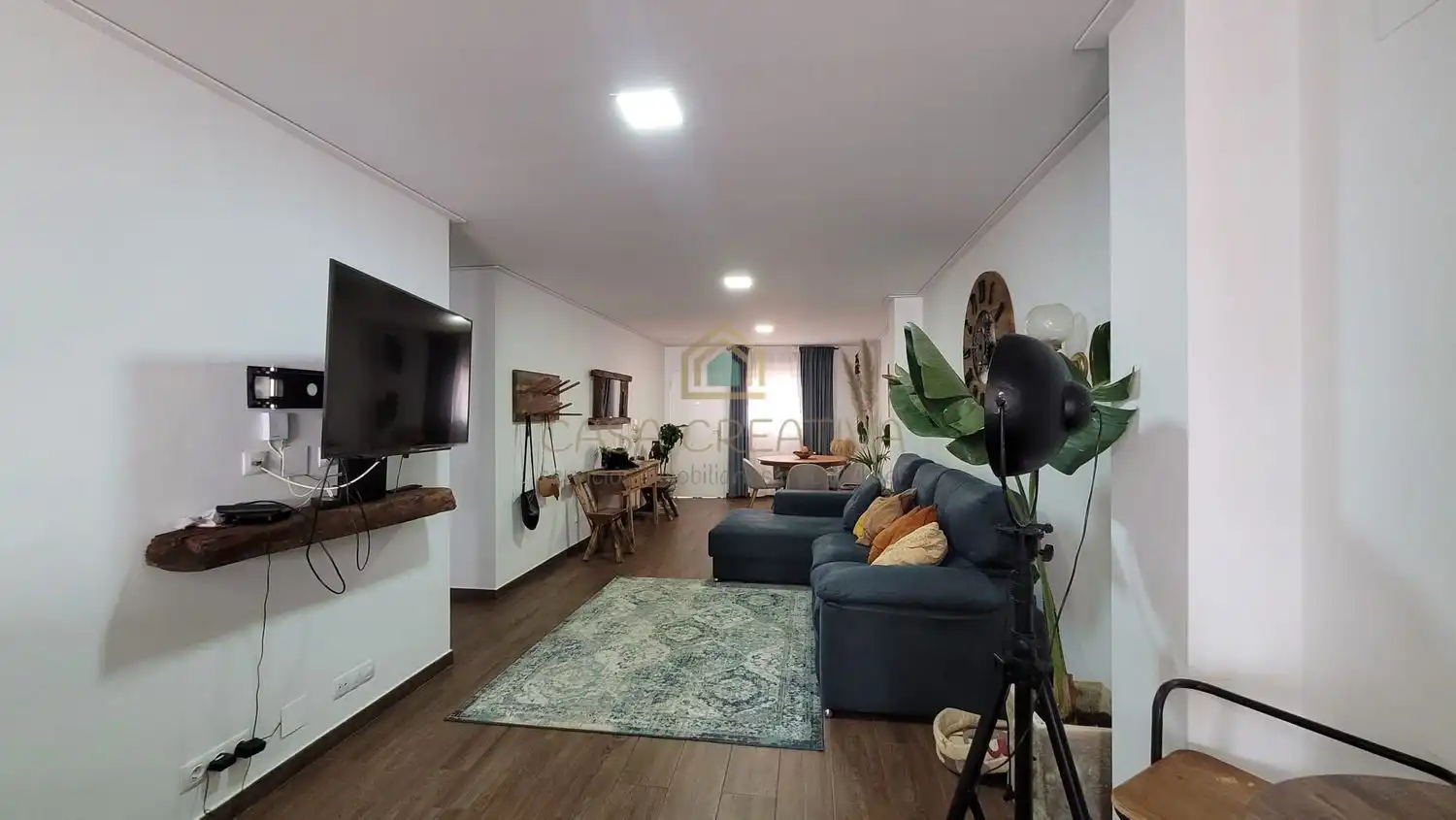 Sala d'estar de Pis en venda en L'Olleria amb Aire condicionat i Terrassa