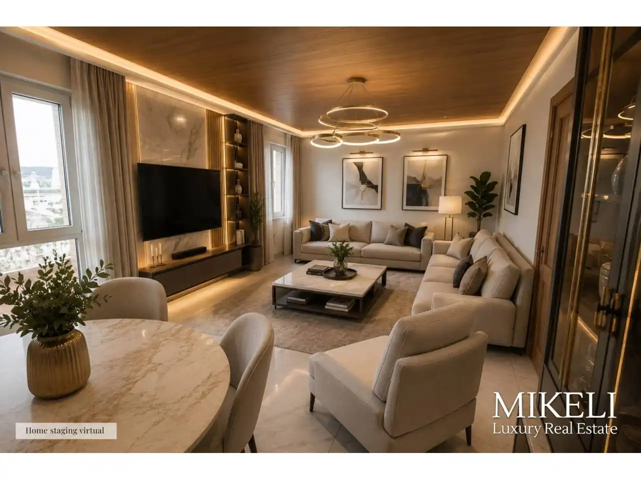 Sala de estar de Casa o chalet en venta en Santander con Calefacción y Terraza