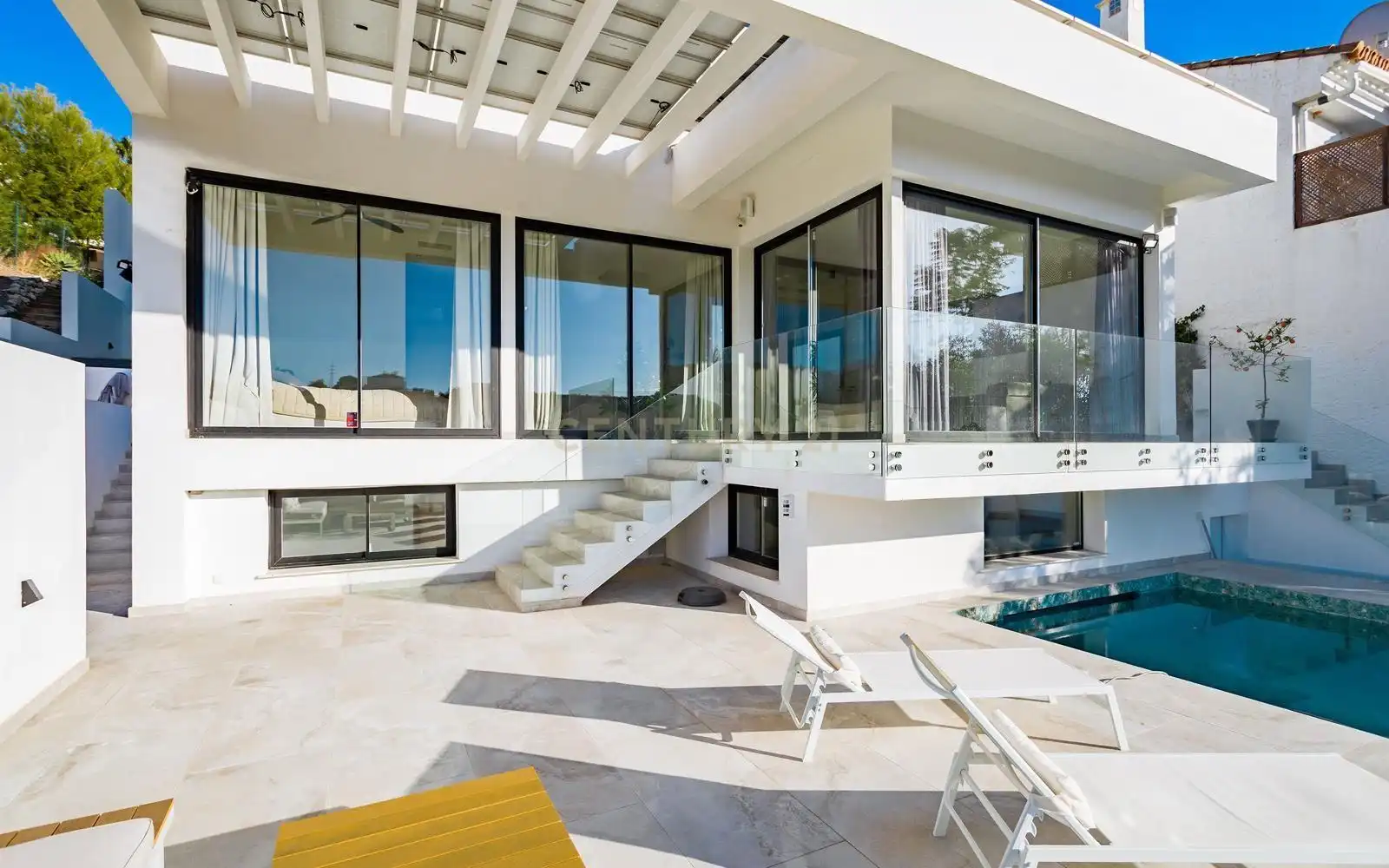 Terraza de Casa o chalet en venta en Benahavís con Aire acondicionado, Trastero y Piscina
