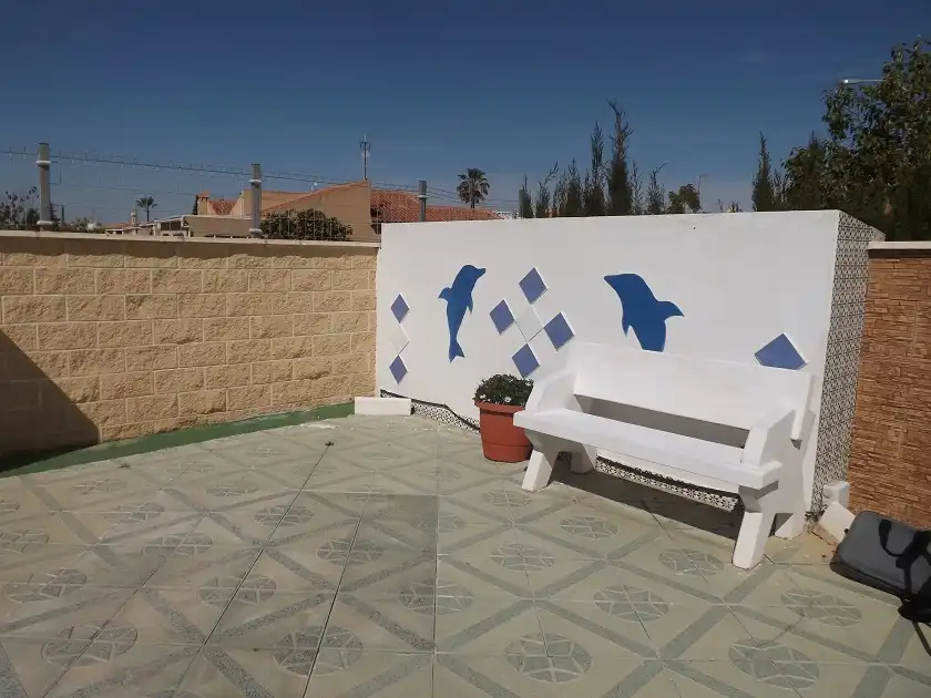 Terraza de Casa o chalet en venta en Torrevieja con Aire acondicionado, Amueblado y Horno