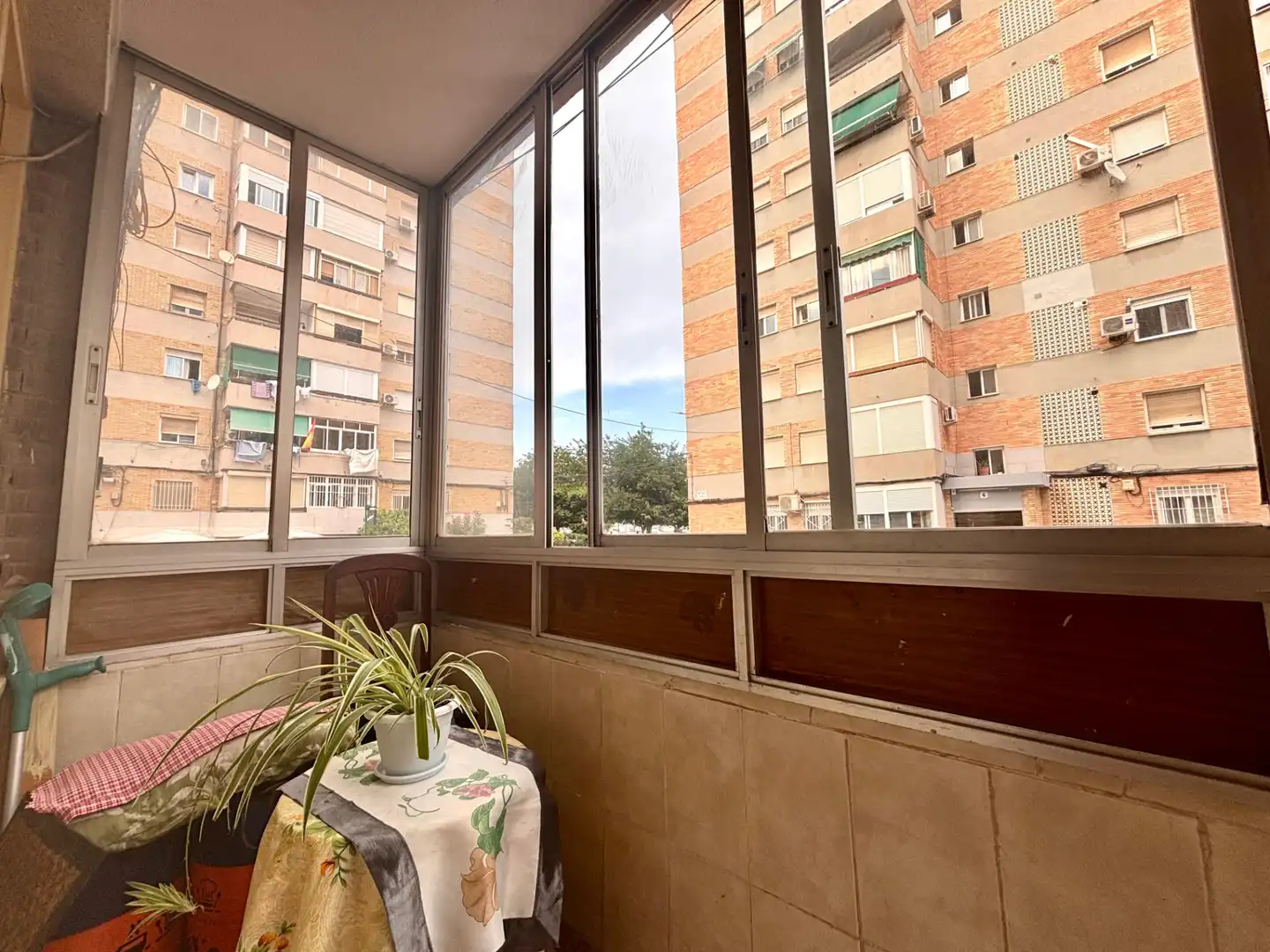 Terraza de Piso en venta en Alicante / Alacant con Aire acondicionado, Amueblado y Lavadora