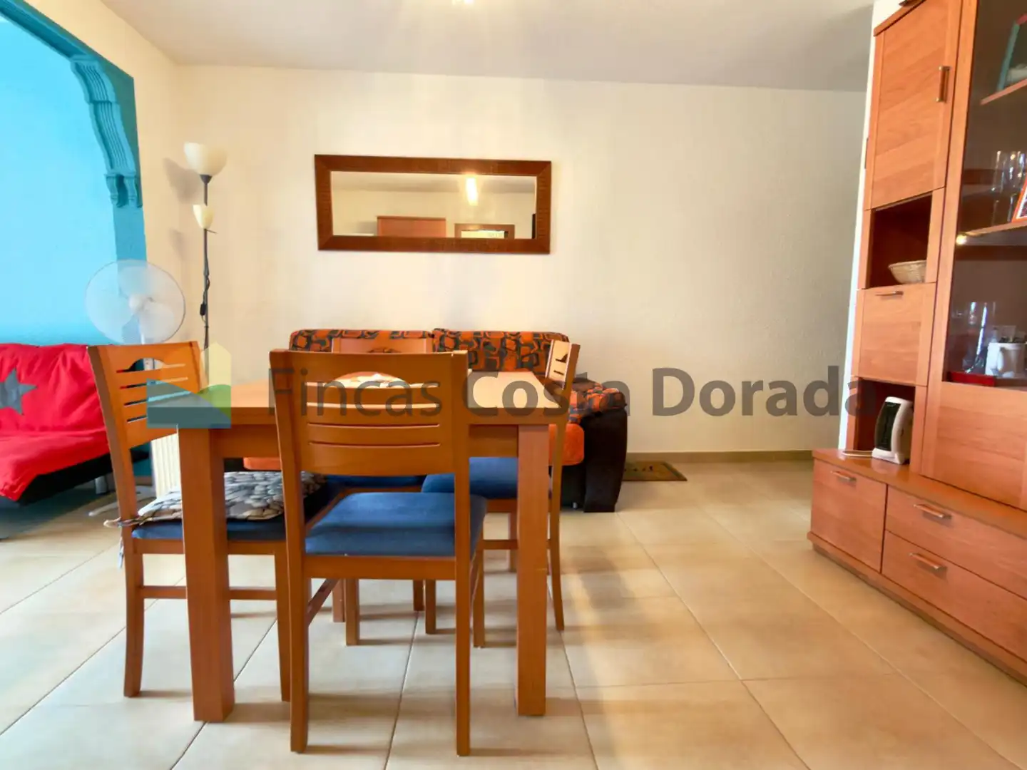 Comedor de Apartamento en venta en Vilanova i la Geltrú con Terraza, Amueblado y Horno