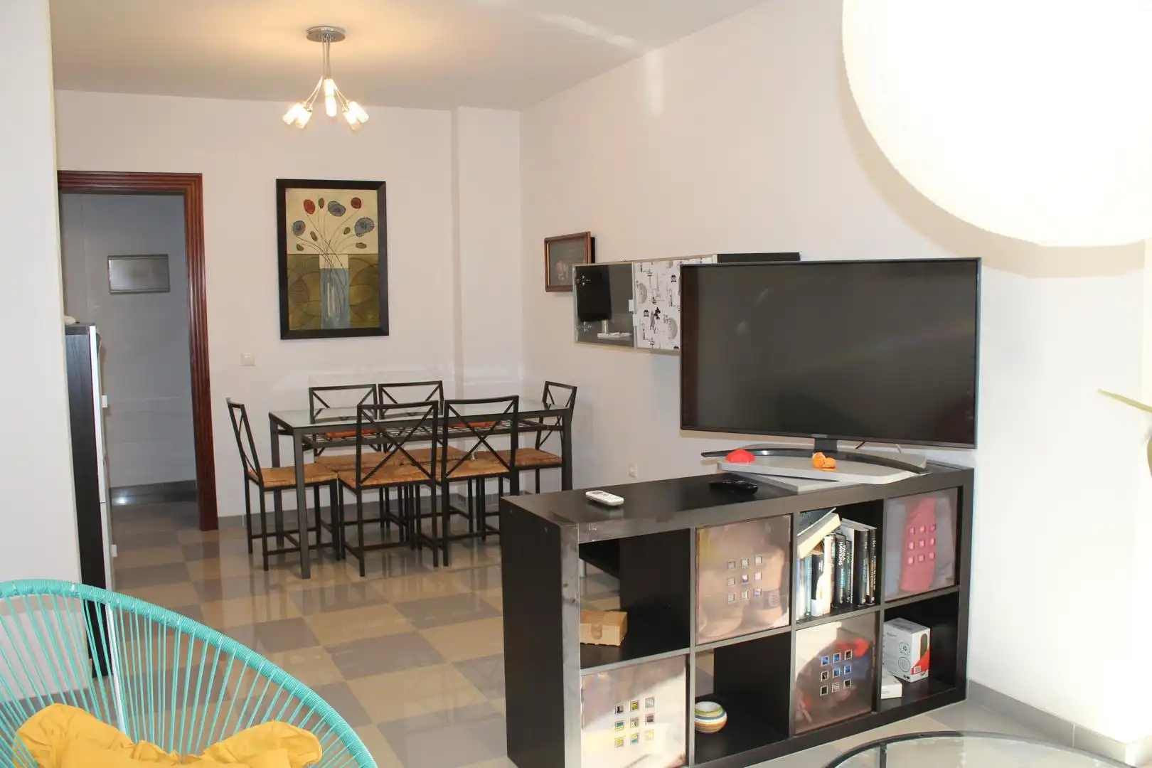 Sala de estar de Apartamento en venta en Roquetas de Mar con Aire acondicionado, Amueblado y Horno