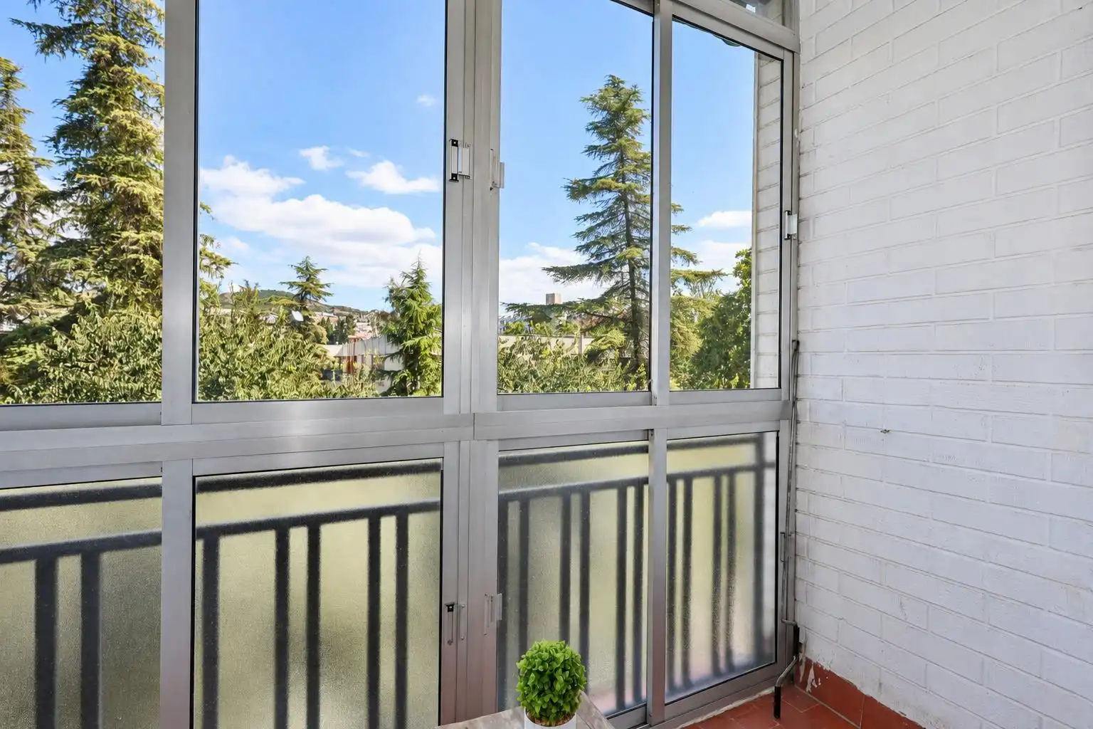 Balcony of Flat for sale in Granada  with Heating, Furnished and Balcony