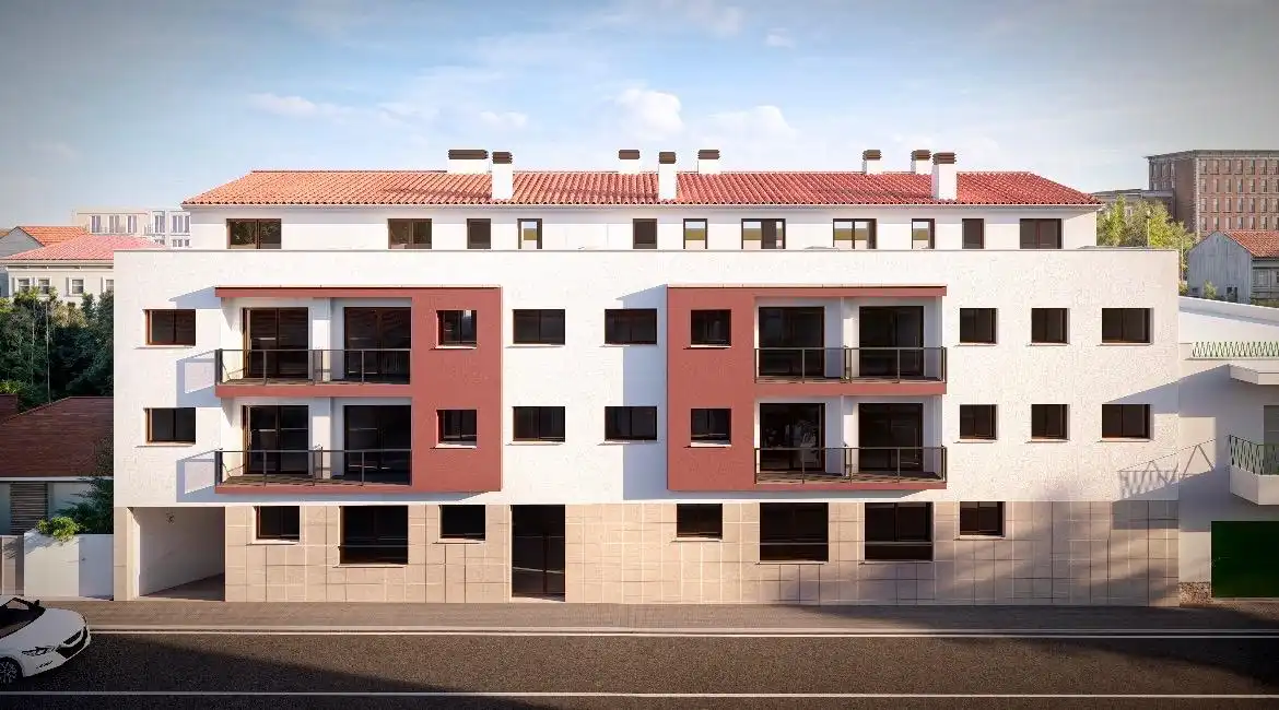 Vista exterior de Pis en venda en Sant Pere de Ribes amb Calefacció, Terrassa i Balcó