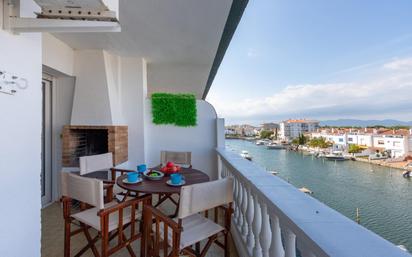 Terrace of Flat for sale in Empuriabrava  with Heating, Terrace and Microwave