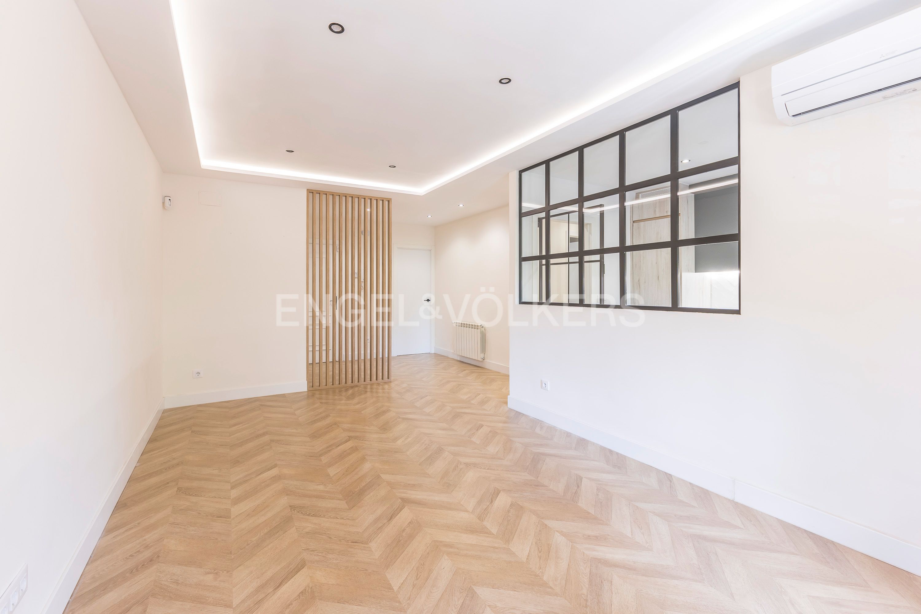 Living room of Apartment to rent in  Madrid Capital  with Air Conditioner, Heating and Swimming Pool