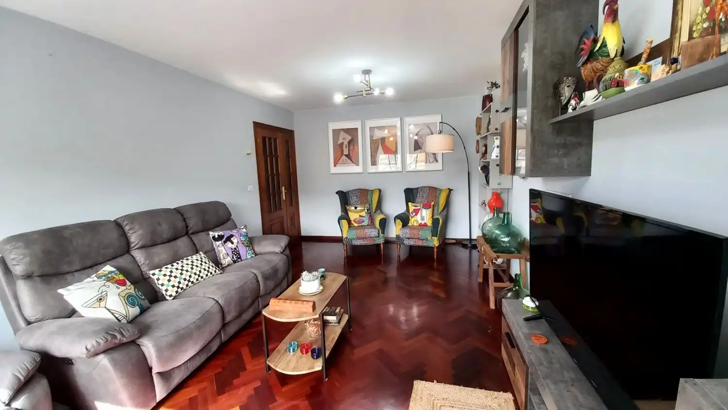 Sala de estar de Piso en venta en Arteixo pueblo
