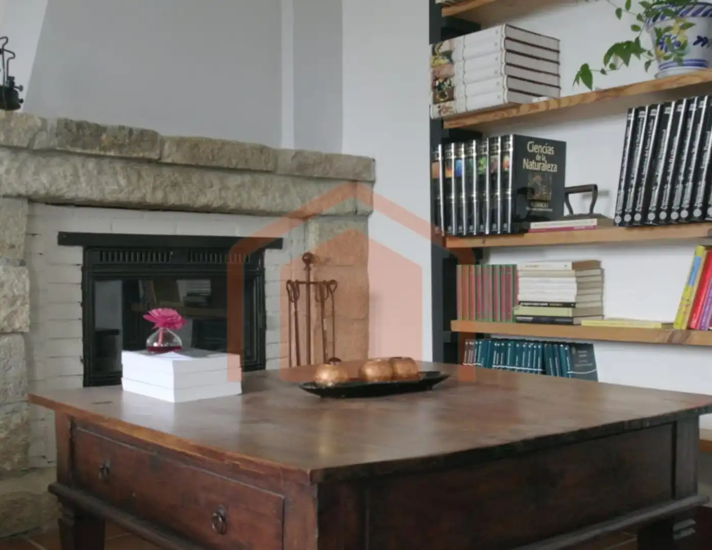Wohnzimmer von Country house zum Verkauf in Cipérez mit Klimaanlage, Heizung und Terrasse