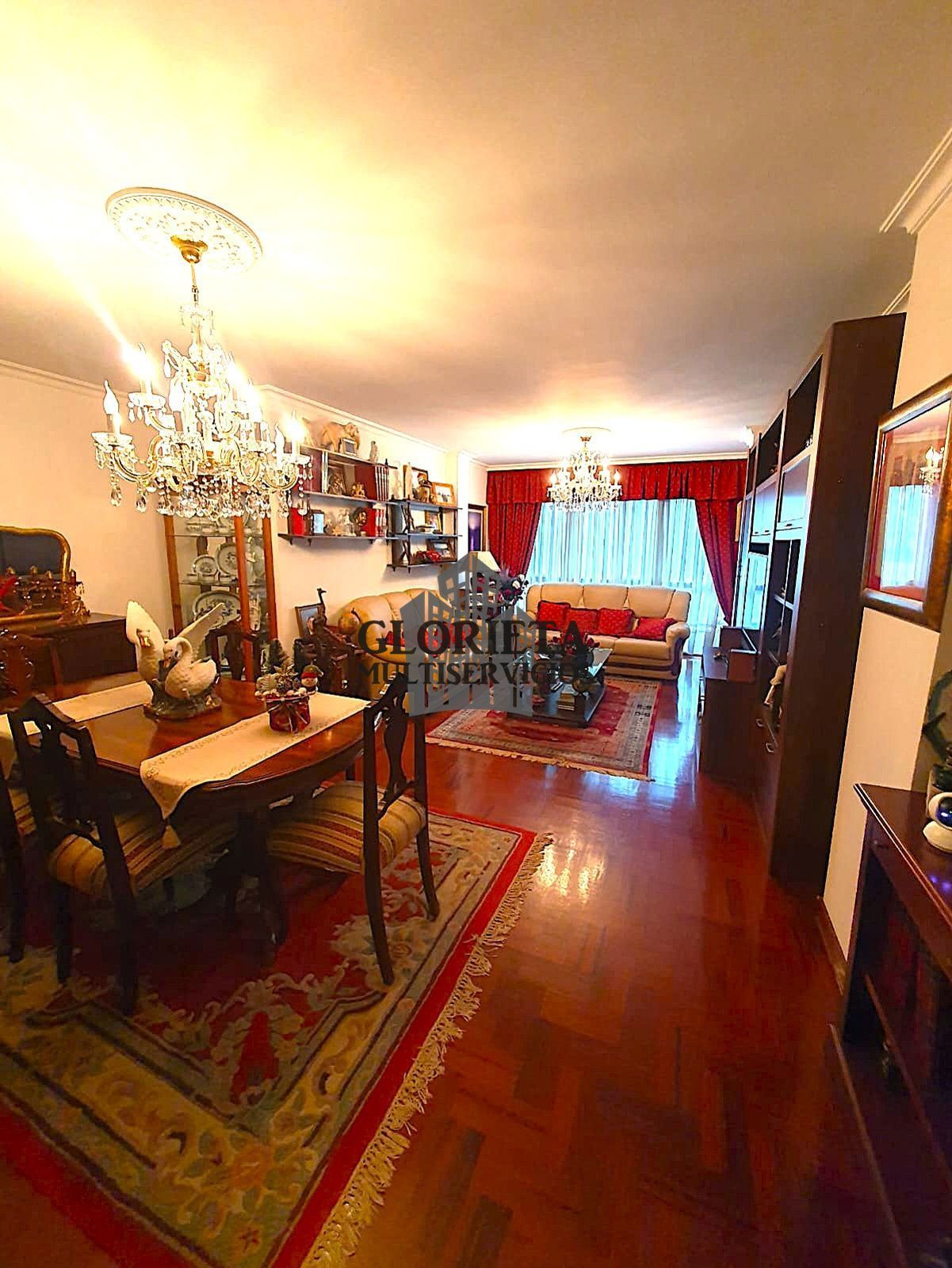 Living room of Flat for sale in Vigo   with Heating, Parquet flooring and Storage room