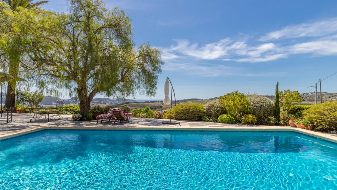 Piscina de Finca rústica en venta en Teulada con Calefacción, Jardín privado y Terraza