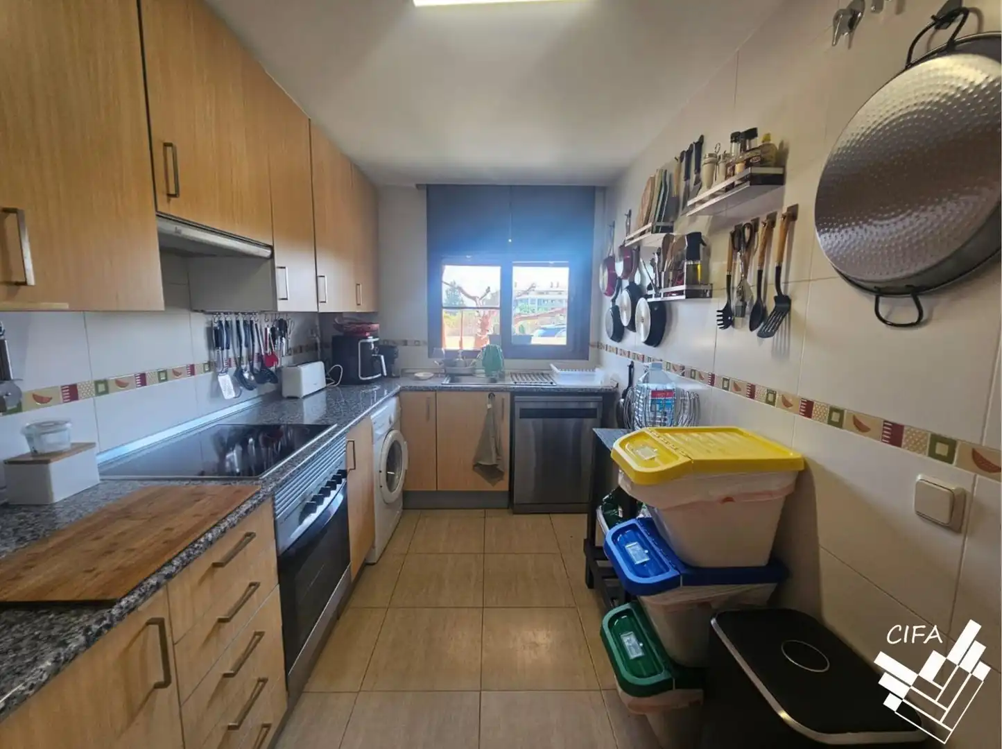 Cuina de Apartament en venda en San Jorge / Sant Jordi amb Aire condicionat, Calefacció i Jardí privat