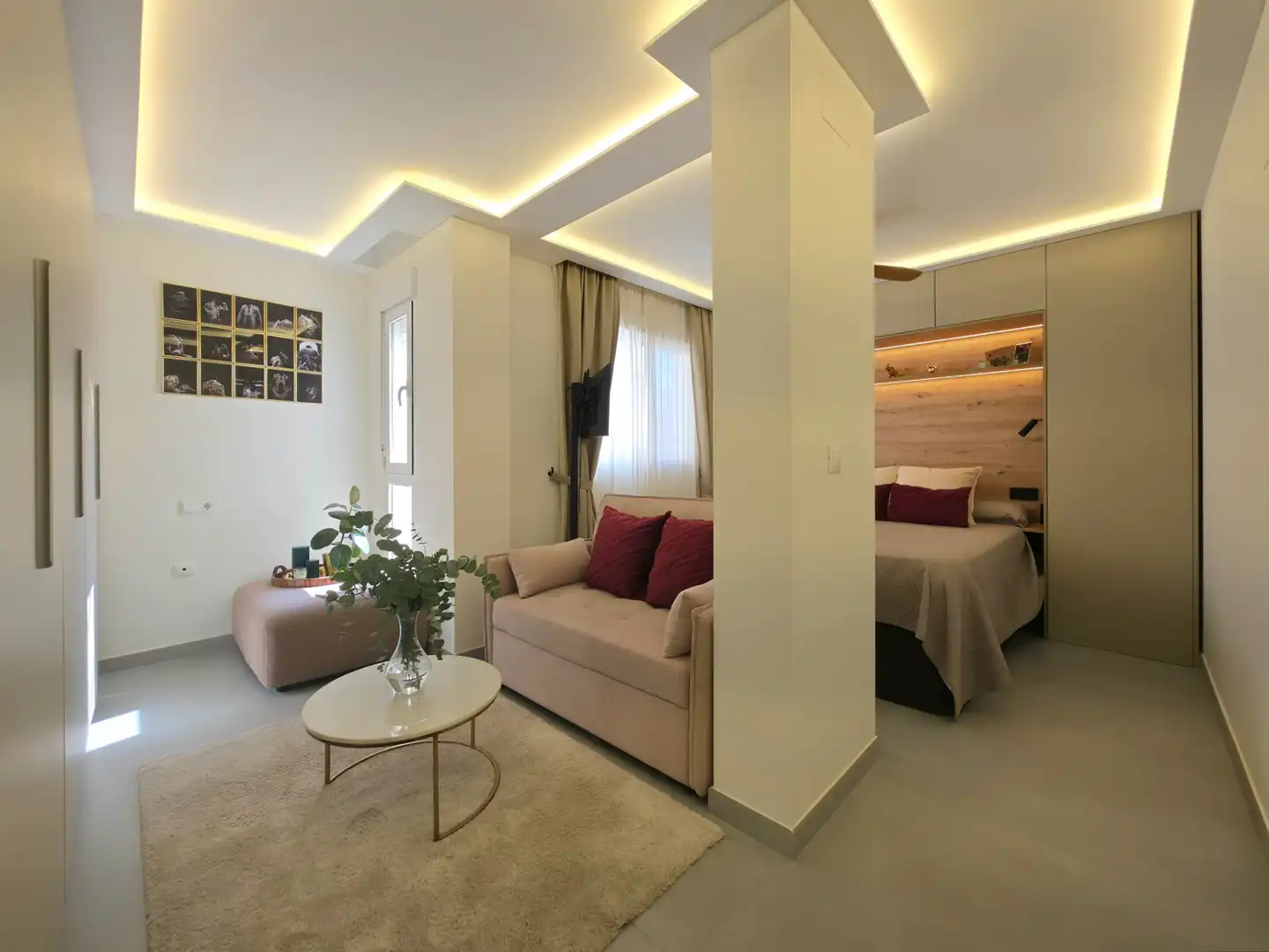 Sala d'estar de Àtic en venda en Alicante / Alacant amb Aire condicionat, Calefacció i Terrassa